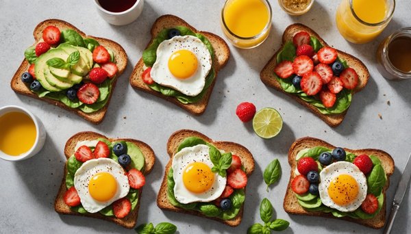 Recettes de tartines saines pour un petit déjeuner revitalisant